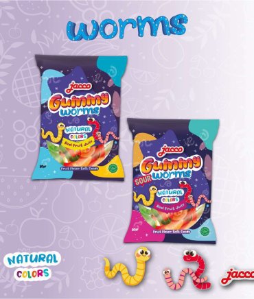 Gummy Worms ürünümüz - Jacco